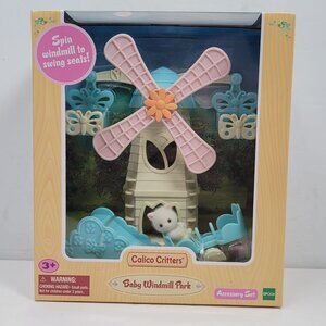 Calico Critters Baby Windmill Park Accessory Set NEW